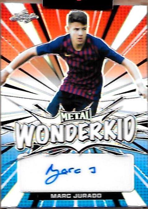 Marc Jurado #WK-MJ1 2022 Leaf Metal Wonderkid Autographs Soccer