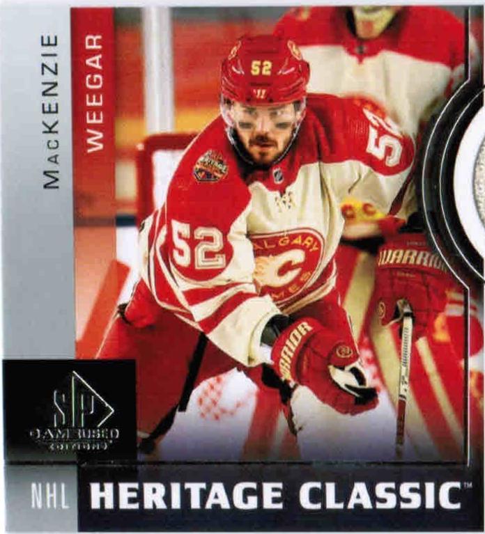 MacKenzie Weegar #HCF-7 Hockey Cards 2024 SP Game Used Heritage Classic Fabrics