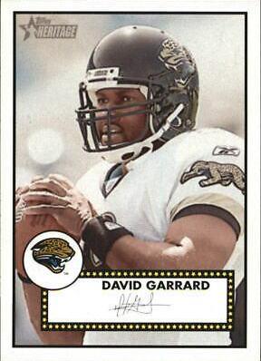 David Garrard #10 Football Cards 2006 Topps Heritage