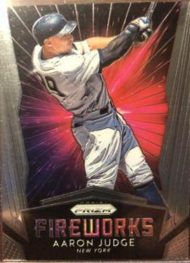 Aaron Judge #F13 Baseball Cards 2019 Panini Prizm Fireworks