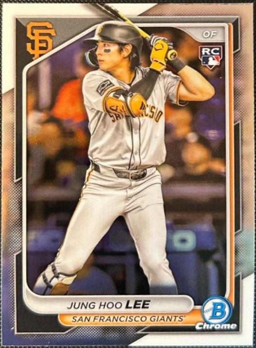 Jung Hoo Lee #67 Baseball Cards 2024 Bowman Chrome