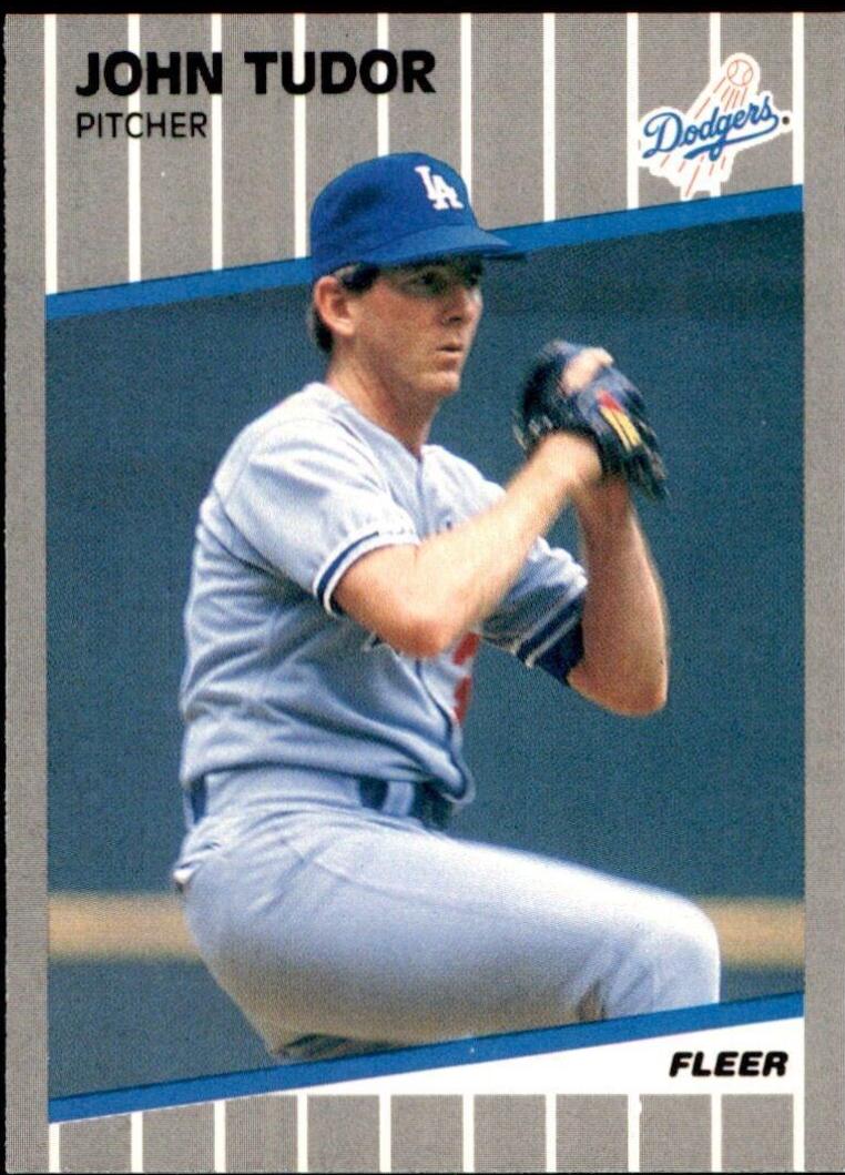 John Tudor #75 Baseball Cards 1989 Fleer