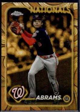 CJ Abrams [Gold Wave Refractor] #87