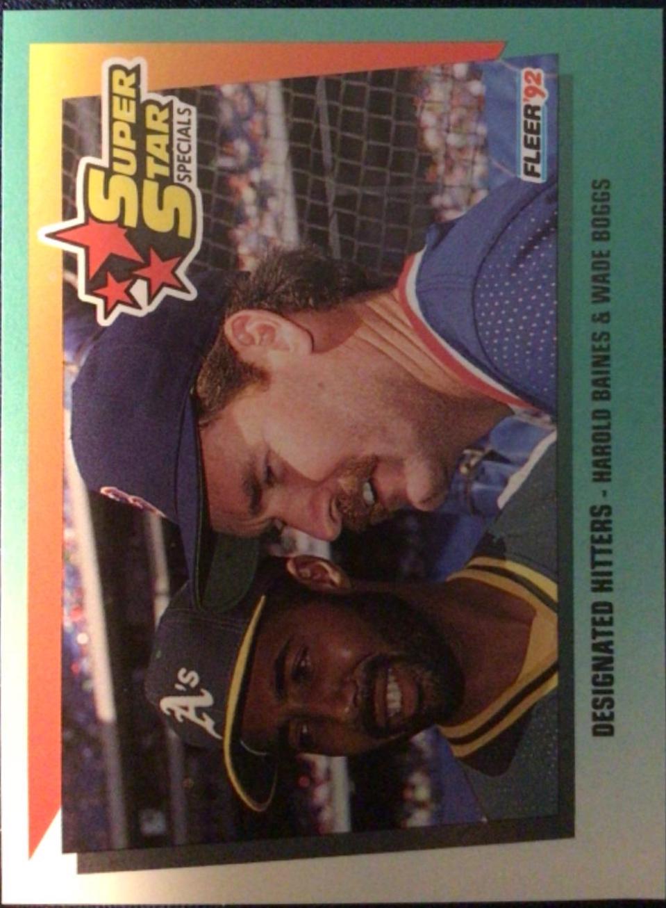 Harold Baines, Wade Boggs #707 Baseball Cards 1992 Fleer