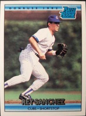Rey Sanchez #412 Baseball Cards 1992 Donruss