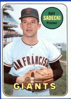 Ray Sadecki #125 1969 Topps Baseball