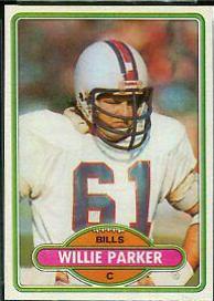 Willie Parker #368 Football Cards 1980 Topps
