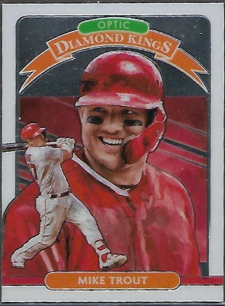 Mike Trout #9 2020 Panini Donruss Optic Baseball