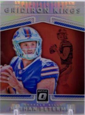 Nathan Peterman #1 Football Cards 2017 Panini Donruss Optic Rookie Gridiron Kings