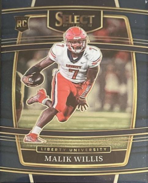 Malik Willis #2 Football Cards 2022 Panini Select Draft Picks