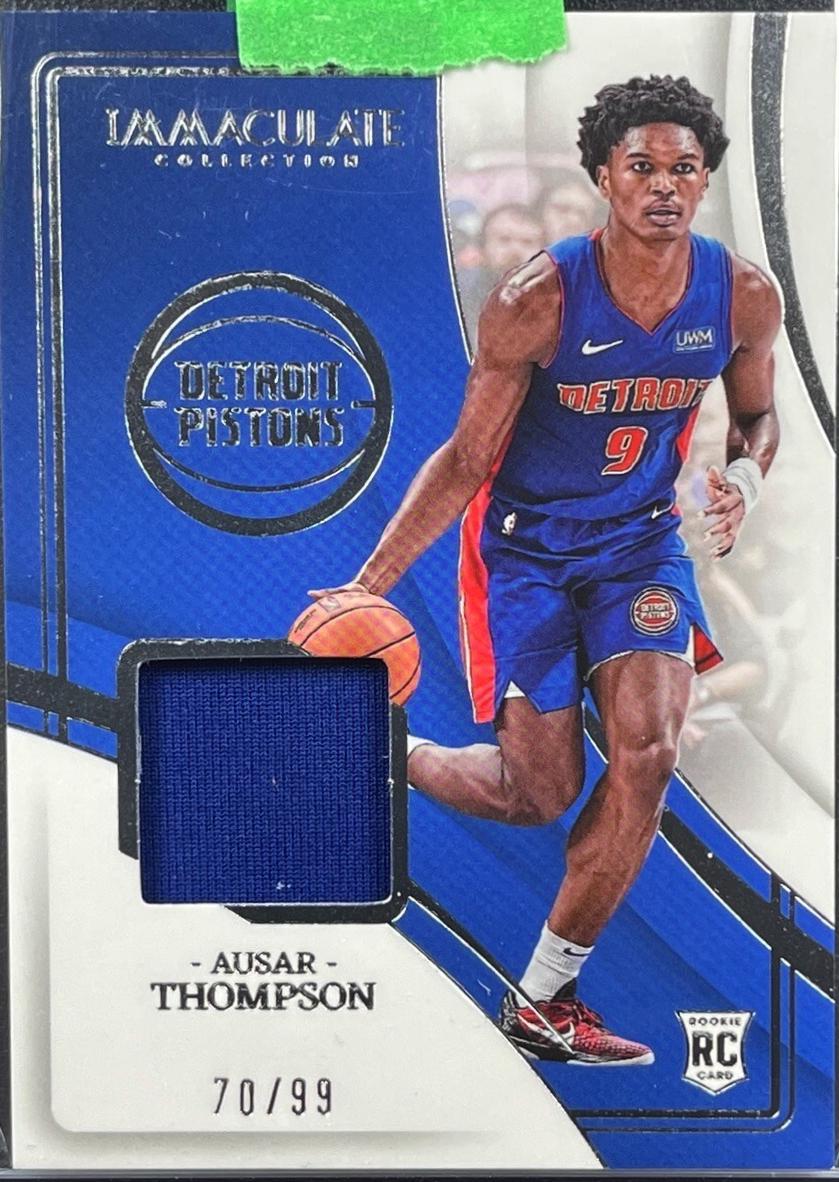 Ausar Thompson #9 Basketball Cards 2023 Panini Immaculate Materials
