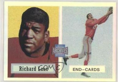 Dick Lane #22 Football Cards 2001 Topps Archives Reserve