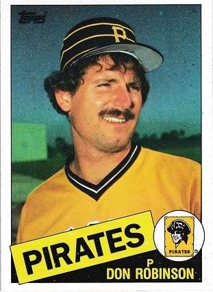 Don Robinson #537 Baseball Cards 1985 Topps