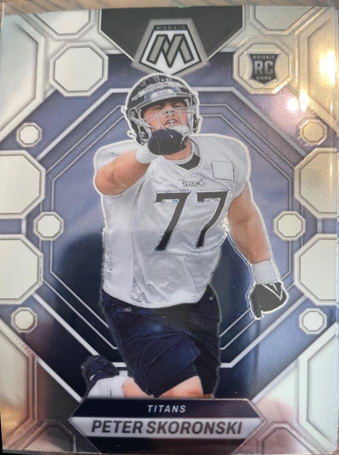 Peter Skoronski #355 Football Cards 2023 Panini Mosaic