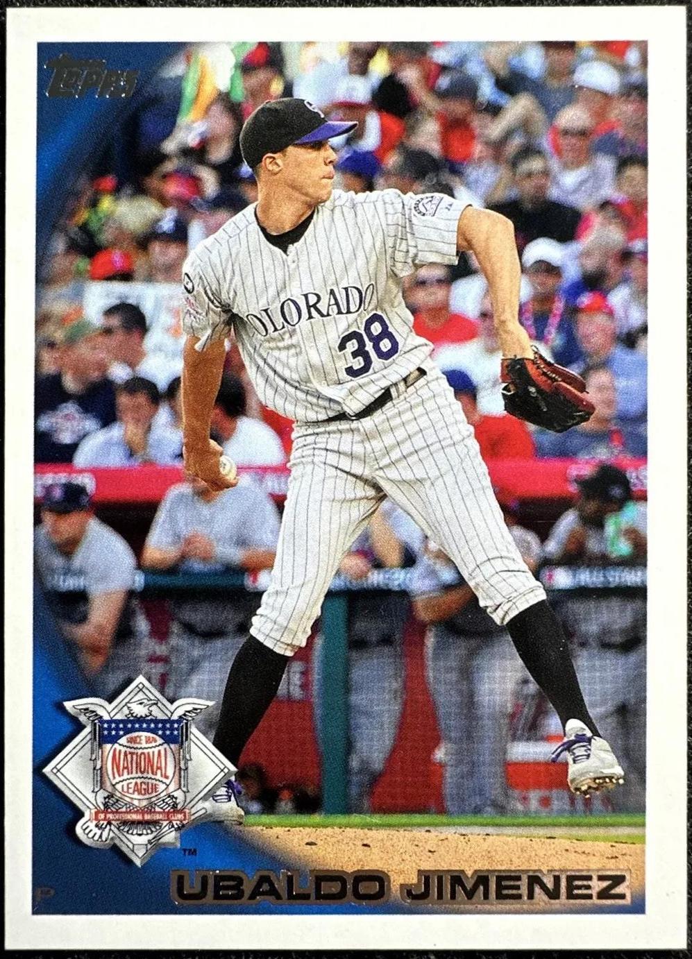 Ubaldo Jimenez #US-210 Baseball Cards 2010 Topps Update