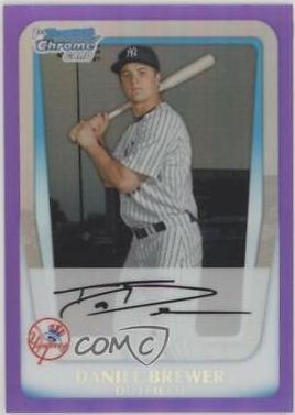 Daniel Brewer #BCP157 2011 Bowman Chrome Baseball Prospects