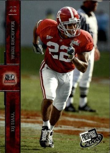 DJ Hall #32 2008 Press Pass Football
