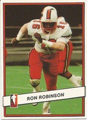 Ron Robinson #43 Football Cards 1985 Jogo CFL
