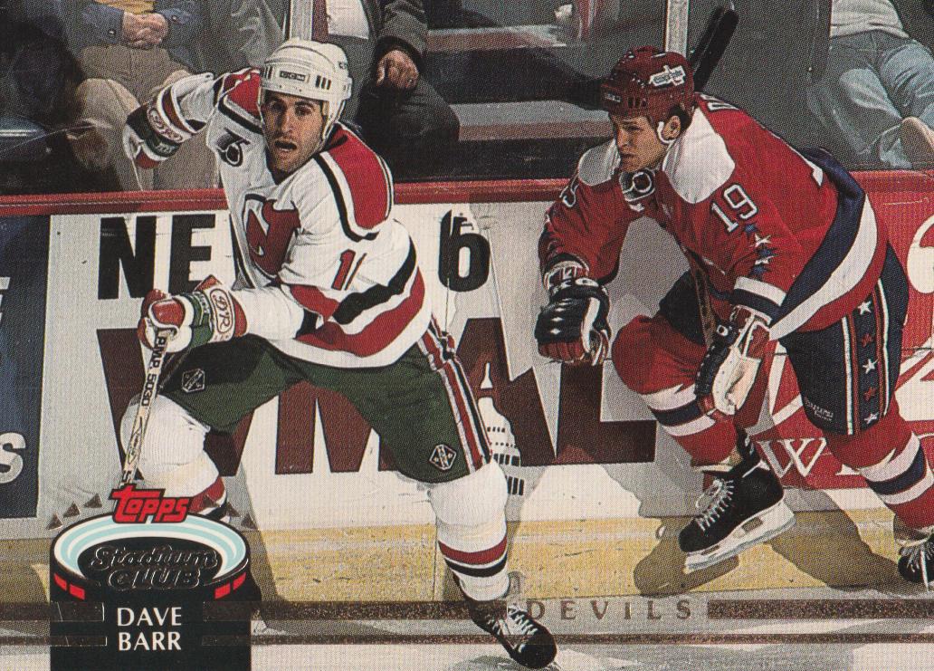 Dave Barr #291 Hockey Cards 1992 Stadium Club