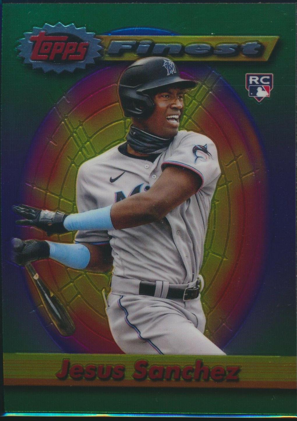 Jesus Sanchez #4 Baseball Cards 2021 Topps Finest Flashbacks