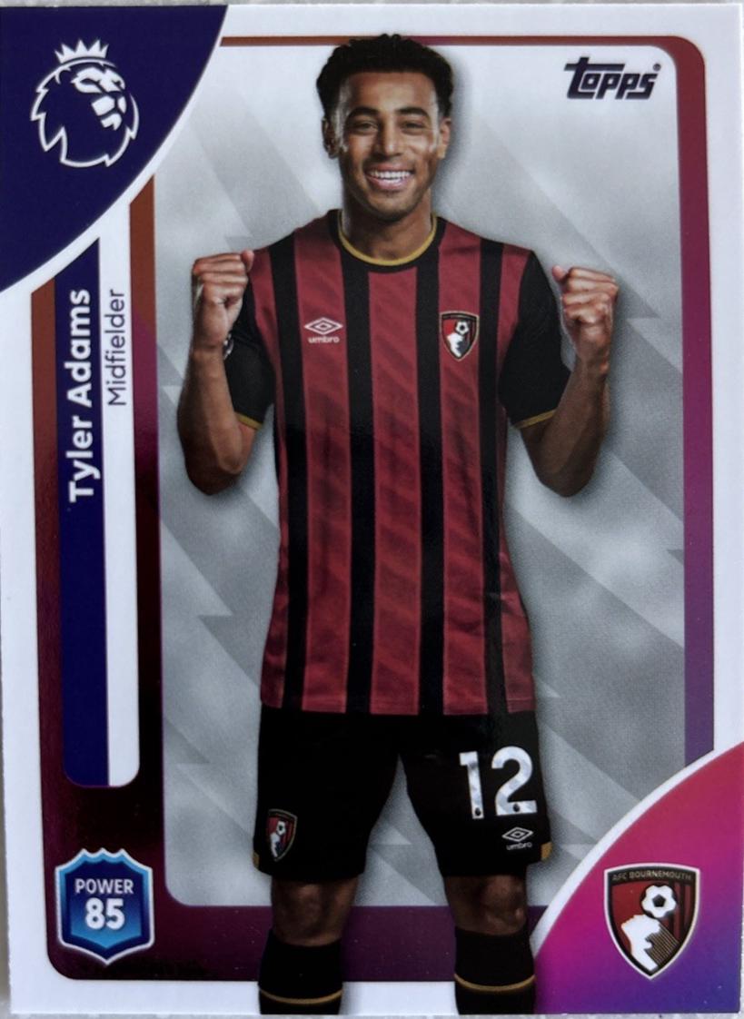 Tyler Adams #43 2025 Topps Premier League