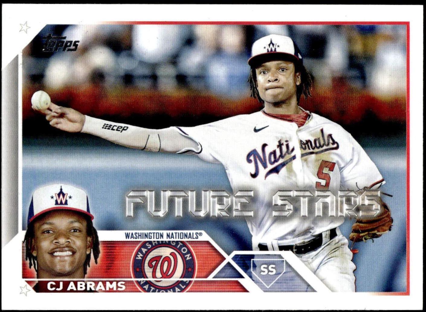 CJ Abrams #35 Baseball Cards 2023 Topps