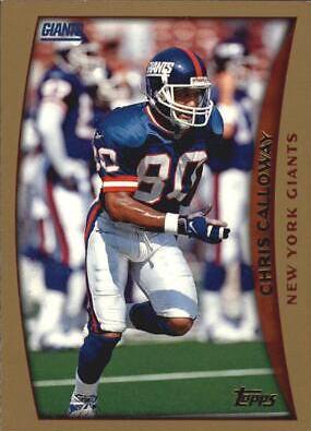 Chris Calloway #3 Football Cards 1998 Topps