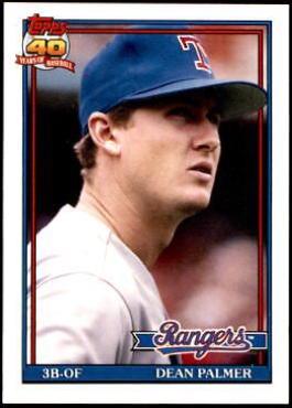 Dean Palmer #88T Baseball Cards 1991 Topps Traded