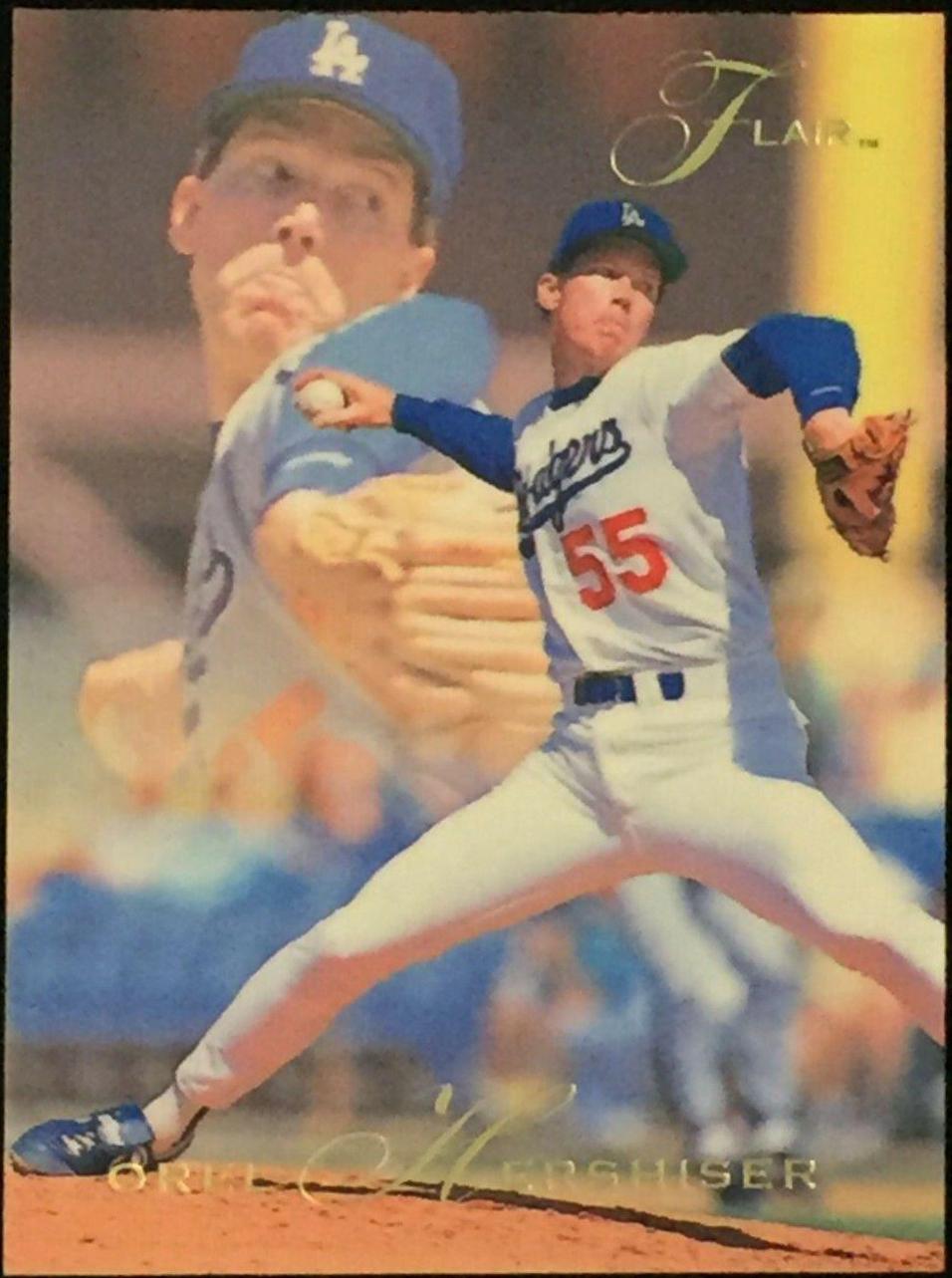 Orel Hershiser #70 1993 Flair Baseball