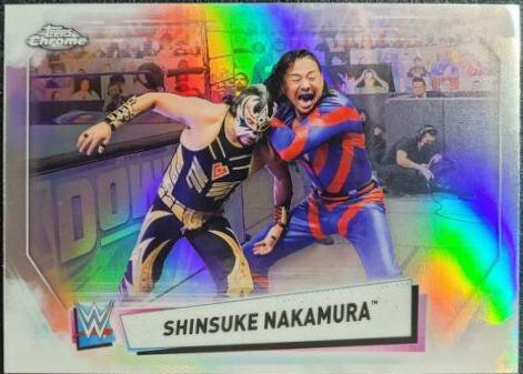 Shinsuke Nakamura #IV-27 Wrestling Cards 2021 Topps Chrome WWE Image Variations