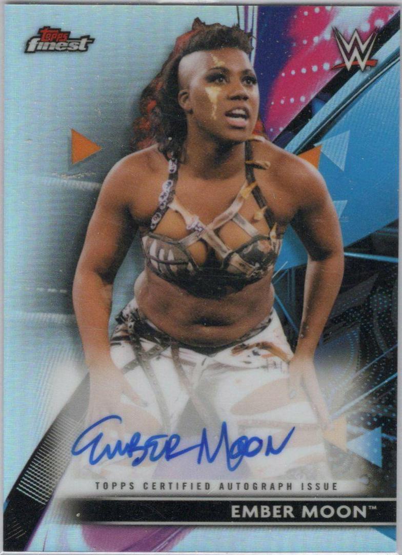 Ember Moon #RA-EM Wrestling Cards 2021 Topps Finest WWE Roster Autographs