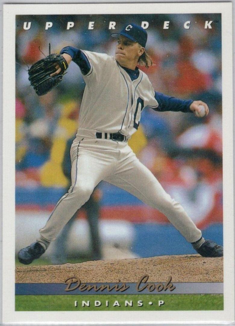 Dennis Cook #202 Baseball Cards 1993 Upper Deck