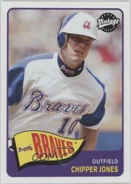 Chipper Jones #31 Baseball Cards 2003 Upper Deck Vintage