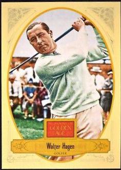 Walter Hagen #25 Baseball Cards 2012 Panini Golden Age
