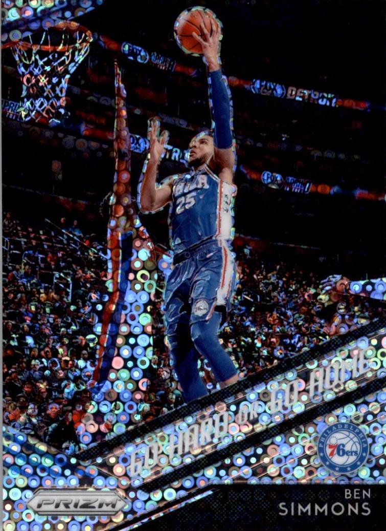 Ben Simmons #8 Basketball Cards 2018 Panini Prizm Go Hard or Go Home