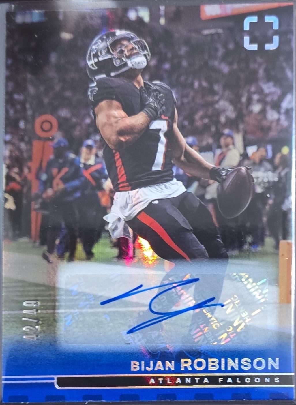Bijan Robinson  [Blue Autograph] #89