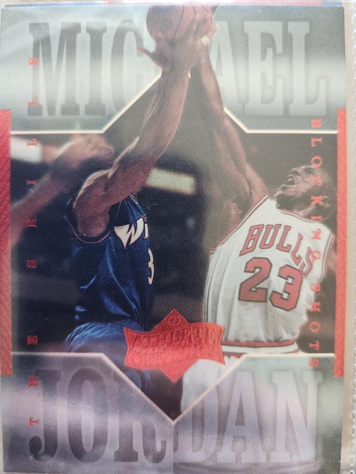 Michael Jordan #4 Basketball Cards 1999 Upper Deck MJ Athlete of the Century