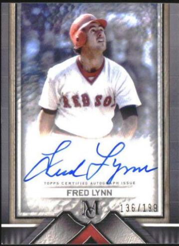Fred Lynn #AA-FL Baseball Cards 2023 Topps Museum Collection Archival Autographs