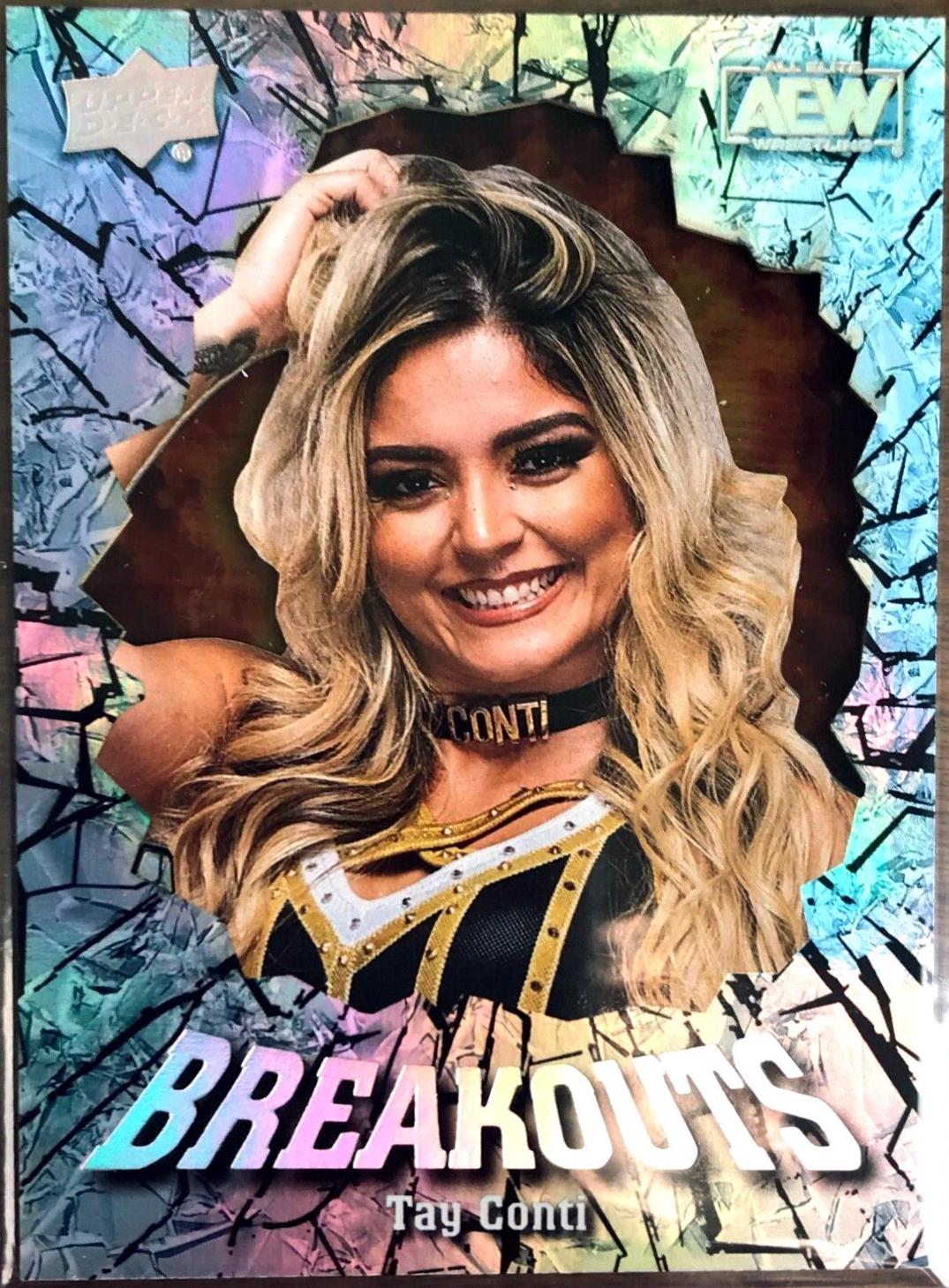 Tay Conti #BO-17 Wrestling Cards 2022 Upper Deck AEW Breakouts