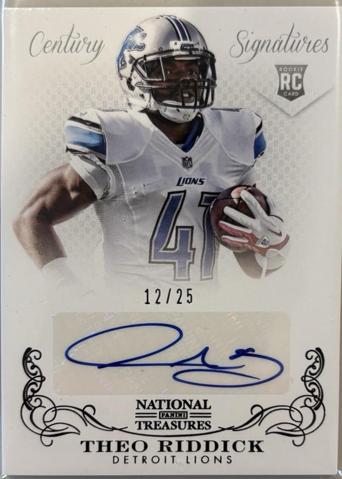 Theo Riddick [Autograph Black] #333