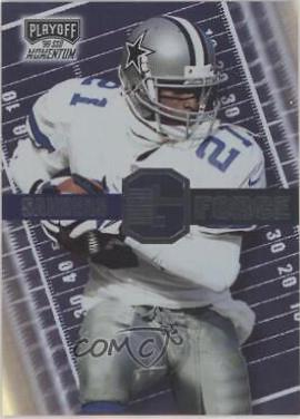 Deion Sanders #GF05 Football Cards 1999 Playoff Momentum Gridiron Force