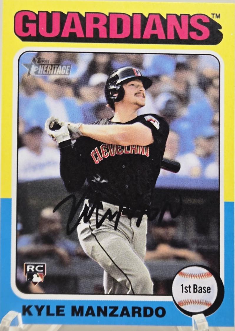 Kyle Manzardo #673 Baseball Cards 2024 Topps Heritage Mini