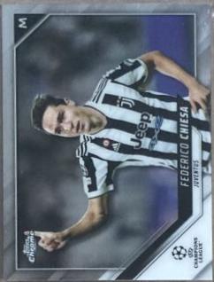 Federico Chiesa #195 2021 Topps Chrome UEFA Champions League