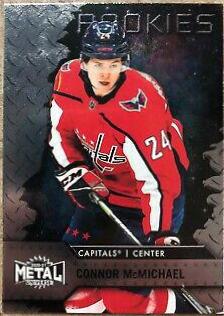 Connor McMichael #138 Hockey Cards 2020 Skybox Metal Universe