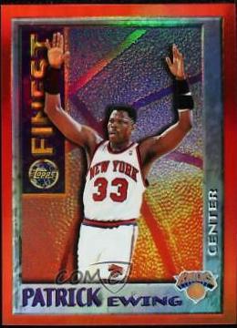 Patrick Ewing #M16 Basketball Cards 1995 Finest Mystery