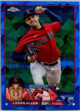 Logan Allen #USCS320 2023 Topps Chrome Update Sapphire Baseball