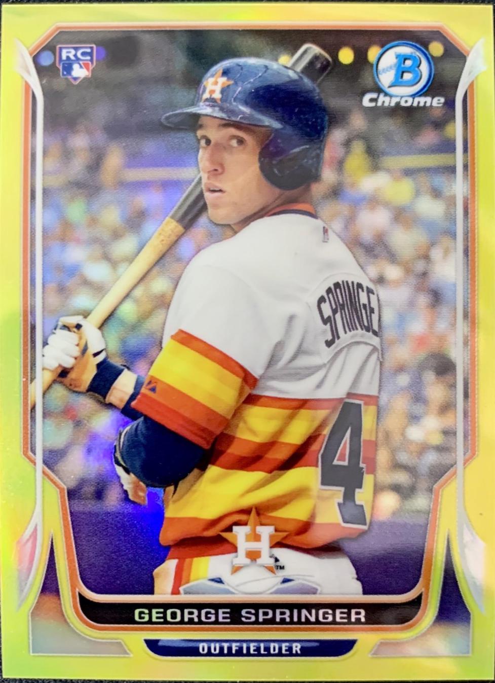 George Springer [Yellow Refractor] #323