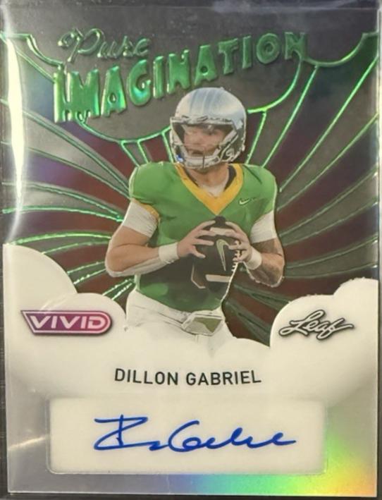 Dillon Gabriel #PA-DG1 2025 Leaf Vivid Football Pure Imagination Autographs