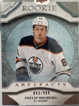 Philip Broberg #RED192 Hockey Cards 2020 Upper Deck Artifacts Rookie Redemptions