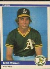 Mike Warren #461 Baseball Cards 1984 Fleer